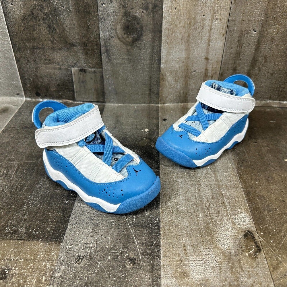 Jordan 6 Rings‎ Shoes Toddler Size 5C Blue White DM8954-100